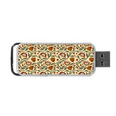 Floral Design Portable USB Flash (Two Sides) from ZippyPress Front
