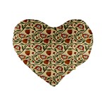 Floral Design Standard 16  Premium Heart Shape Cushions
