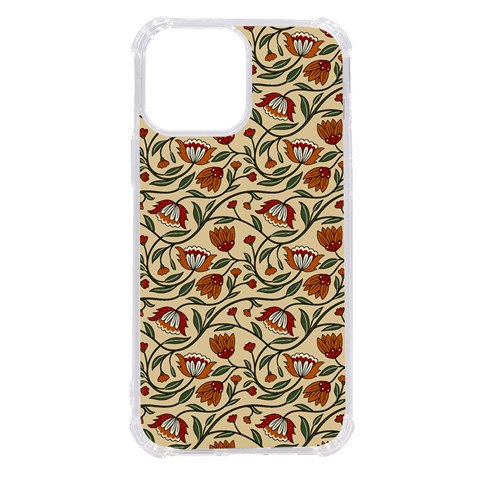Floral Design iPhone 13 Pro Max TPU UV Print Case from ZippyPress Front