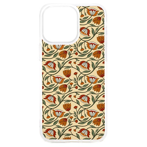 Floral Design iPhone 15 Plus TPU UV Print Case from ZippyPress Front
