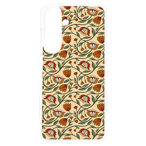 Floral Design Samsung Galaxy S24 6.2 Inch TPU UV Case from ZippyPress Front