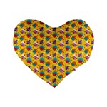Heart Diamond Pattern Standard 16  Premium Heart Shape Cushions