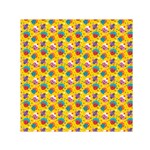 Heart Diamond Pattern Square Satin Scarf (30  x 30 )
