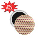 Summer Watermelon Pattern 1.75  Magnets (100 pack) 