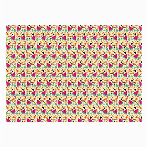 Summer Watermelon Pattern Large Glasses Cloth from ZippyPress Front