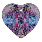 Abstract kaleidoscope Heart Ornament (Two Sides)