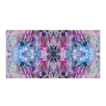 Abstract kaleidoscope Satin Wrap 35  x 70 