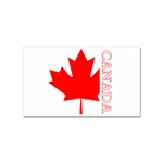 Canada Maple Leaf 2 Sticker Rectangular (100 pack)