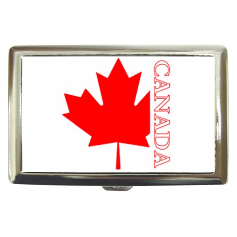 Canada Maple Leaf 2 Cigarette Money Case from ZippyPress Front
