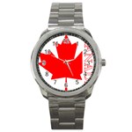 Canada Maple Leaf 2 Sport Metal Watch