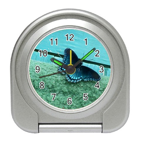 Butterrfly Travel Alarm Clock from ZippyPress Front