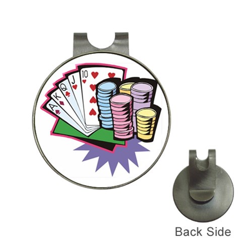 Ultimate Poker Golf Ball Marker Hat Clip from ZippyPress Front