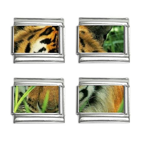 Tiger 9mm Italian Charm (4 pack) from ZippyPress Front
