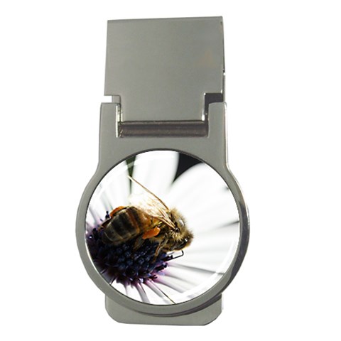 Bee on a Daisy Money Clip (Round) from ZippyPress Front