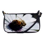 Bee on a Daisy Shoulder Clutch Bag