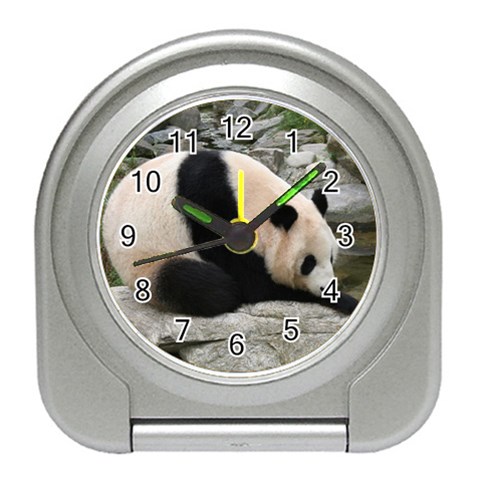 Giant Panda Travel Alarm Clock from ZippyPress Front