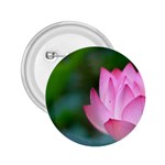 Pink Flowers 2.25  Button