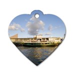 Hong Kong Ferry Dog Tag Heart (One Side)