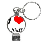 I-Love-My-Bulldog Nail Clippers Key Chain