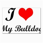 I-Love-My-Bulldog Postcards 5  x 7  (Pkg of 10)