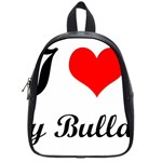 I-Love-My-Bulldog School Bag (Small)