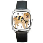 My-Dog-Photo Square Metal Watch
