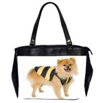 My-Dog-Photo Oversize Office Handbag (Two Sides)