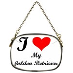 I Love My Golden Retriever Chain Purse (One Side)