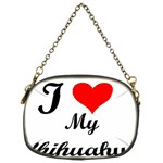 I Love My Chihuahua Chain Purse (Two Sides)