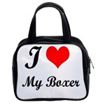 I Love My Boxer Classic Handbag (Two Sides)