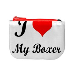 I Love My Boxer Mini Coin Purse from ZippyPress Front