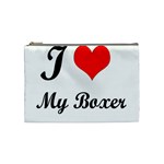 I Love My Boxer Cosmetic Bag (Medium)
