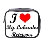 I Love My Labrador Retriever Mini Toiletries Bag (Two Sides)