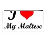 I Love My Maltese Pencil Case
