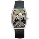 Big Panda Barrel Style Metal Watch