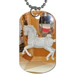 White Horse Dog Tag (One Side)