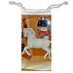White Horse Jewelry Bag