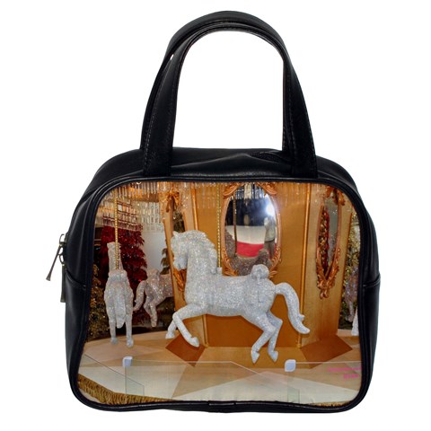 White Horse Classic Handbag (One Side) from ZippyPress Front