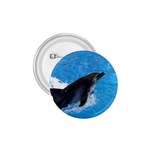 Swimming Dolphin 1.75  Button