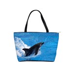Swimming Dolphin Classic Shoulder Handbag