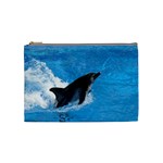 Swimming Dolphin Cosmetic Bag (Medium)