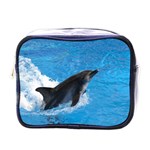 Swimming Dolphin Mini Toiletries Bag (One Side)