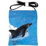 Swimming Dolphin Shoulder Sling Bag