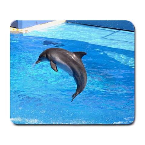 Jumping Dolphin Large Mousepad from ZippyPress Front