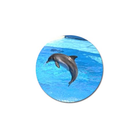Jumping Dolphin Golf Ball Marker from ZippyPress Front