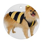 Dog Photo Round Ornament (Two Sides)