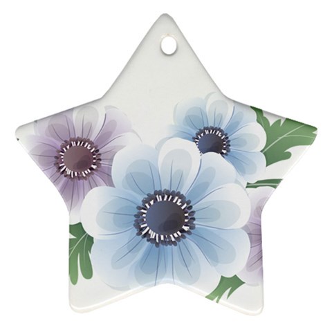 Flower028 Ornament (Star) from ZippyPress Front