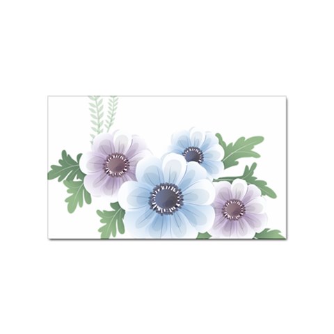 Flower028 Sticker Rectangular (100 pack) from ZippyPress Front