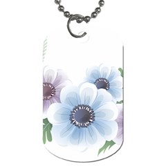 Flower028 Dog Tag (Two Sides) from ZippyPress Front