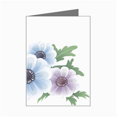 Flower028 Mini Greeting Card from ZippyPress Left